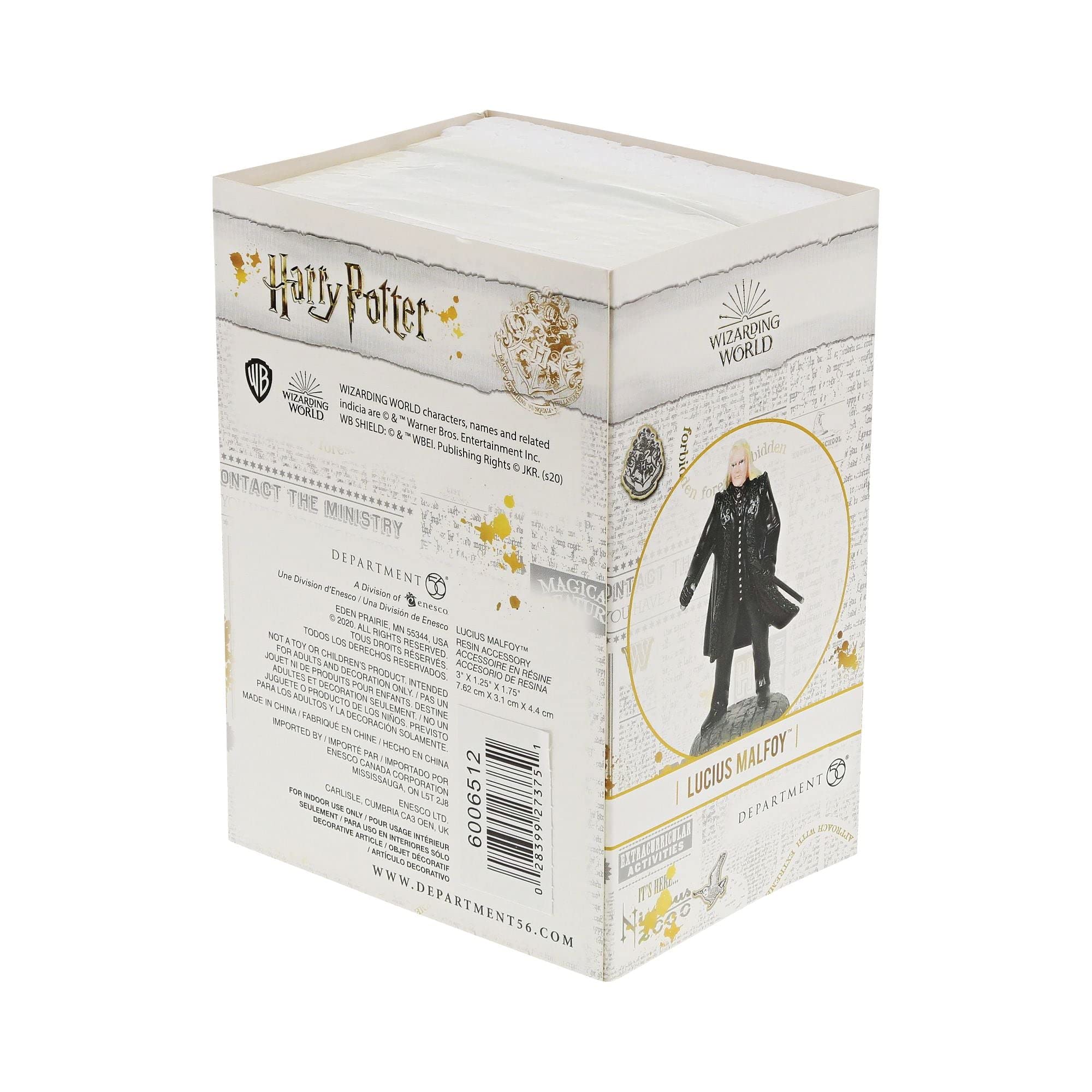 Department 56 Harry Potter Village Accessories Lucius Malfoy Figurine, 3.07 Inch, Multicolor - Image 6