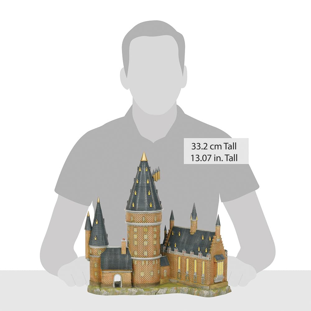Department56 Harry Potter Village Hogwarts Hall and Tower Lit Building, 13.07", Multicolor - Image 3