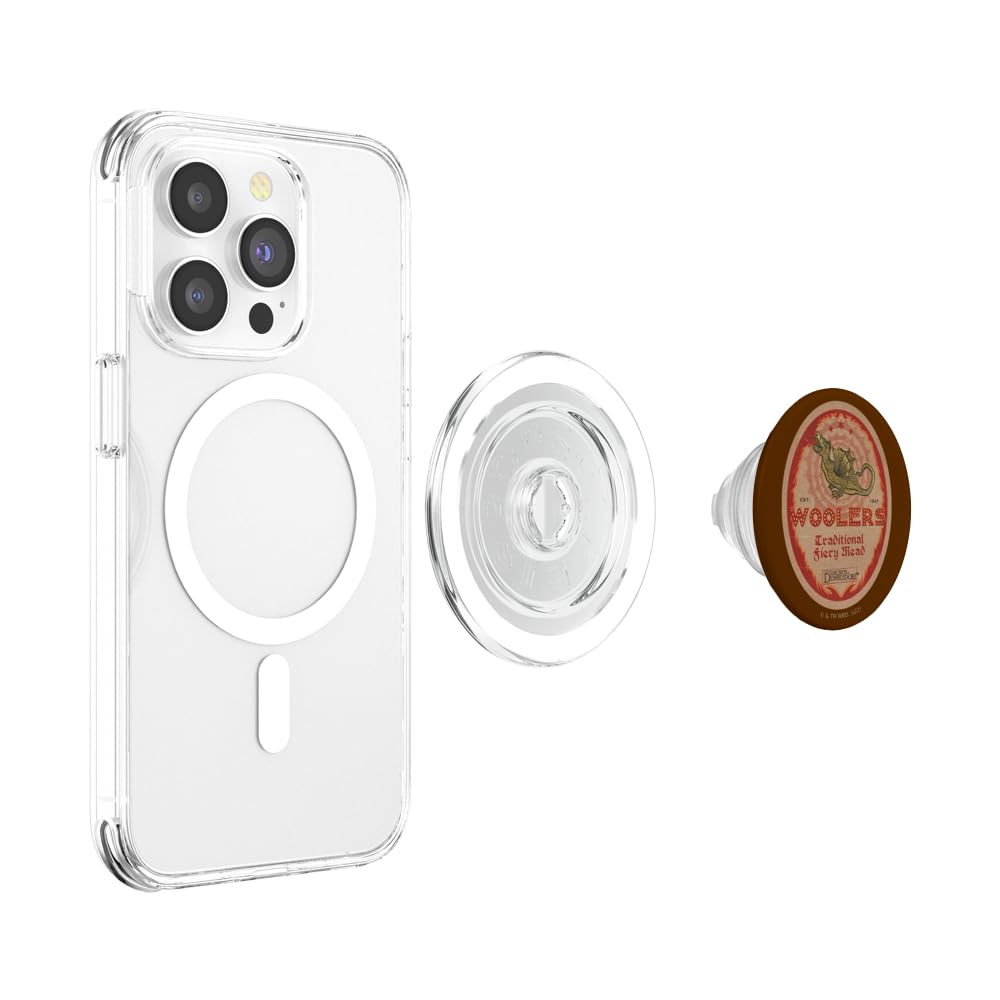 Fantastic Beasts 3 Woolers Fiery Mead Label PopSockets MagSafe PopGrip for iPhone - Image 4