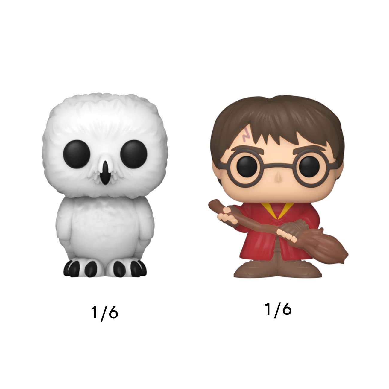Funko Bitty POP! HP - Voldemort, 4-Pack - Lord Voldemort, Draco Malfoy (Quidditch), Bellatrix Lestrange and A Surprise Mystery Mini Figure - 0.9 Inch (2.2 Cm) - Harry Potter Collectable - Gift Idea - Image 12