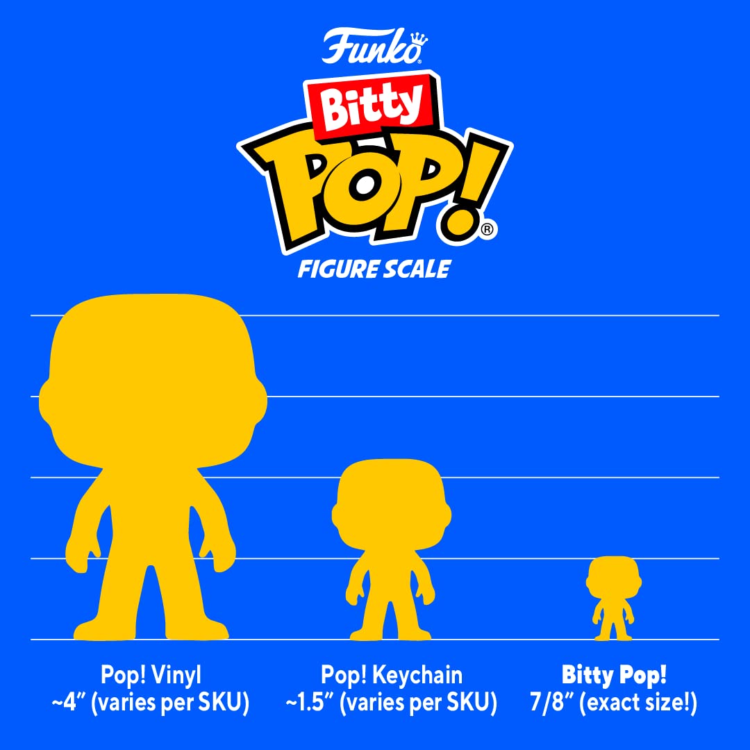Funko Bitty POP! HP - Voldemort, 4-Pack - Lord Voldemort, Draco Malfoy (Quidditch), Bellatrix Lestrange and A Surprise Mystery Mini Figure - 0.9 Inch (2.2 Cm) - Harry Potter Collectable - Gift Idea - Image 5