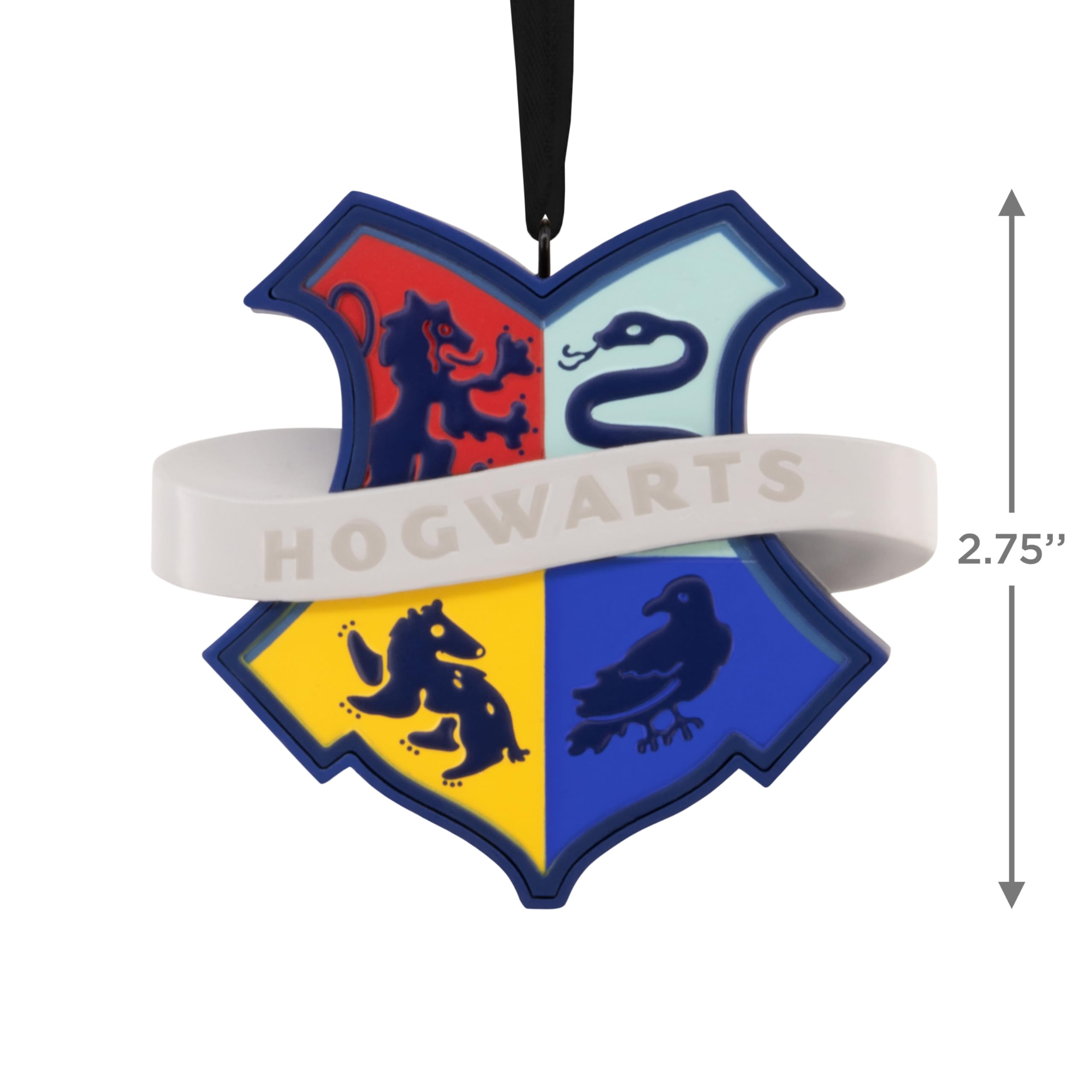 Hallmark Harry Potter Hogwarts Crest Christmas Ornament, Gifts for Harry Potter Fans - Image 4