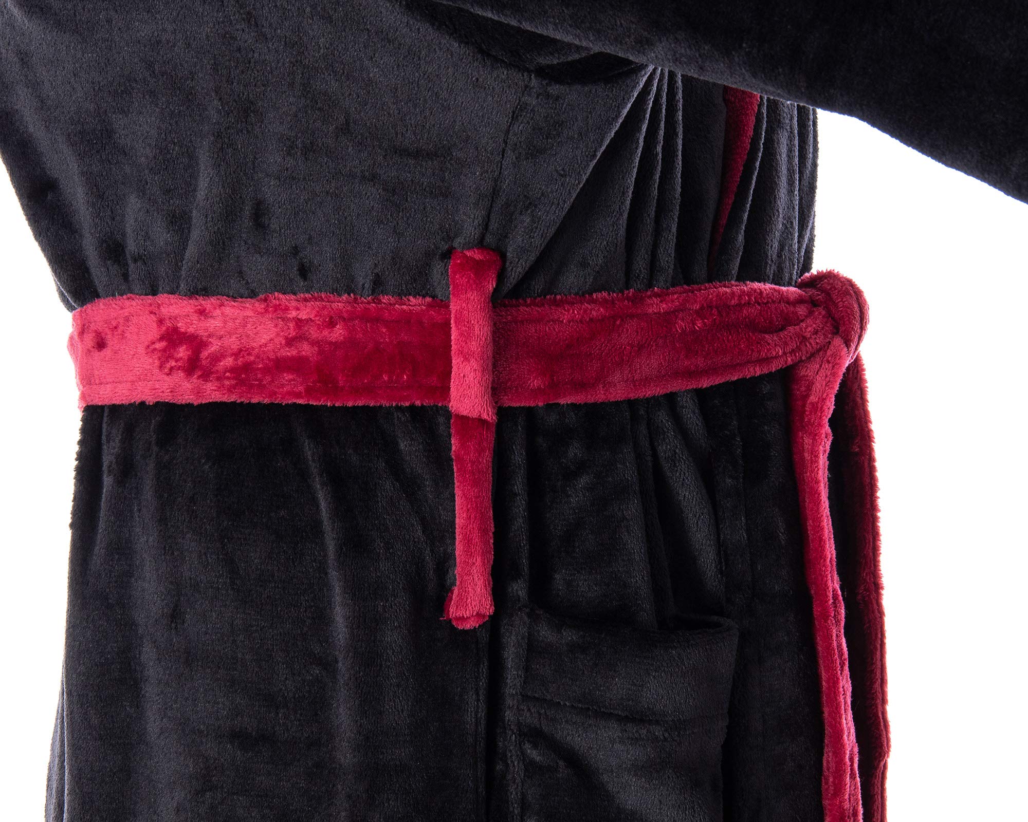 Harry Potter Adult Fleece Plush Hooded Robe - Gryffindor, Slytherin, Ravenclaw, Hufflepuff, Hogwarts - Image 4