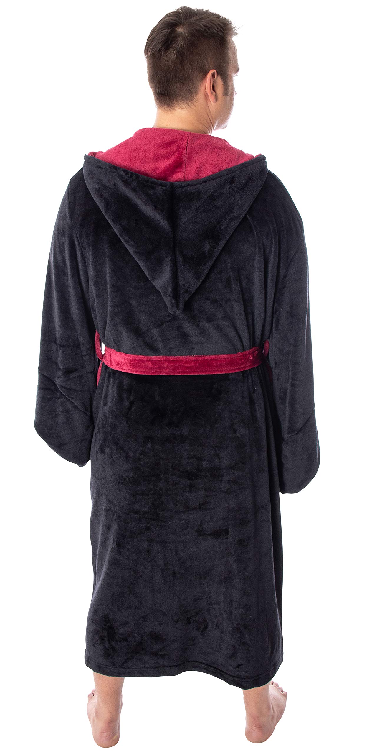 Harry Potter Adult Fleece Plush Hooded Robe - Gryffindor, Slytherin, Ravenclaw, Hufflepuff, Hogwarts - Image 5