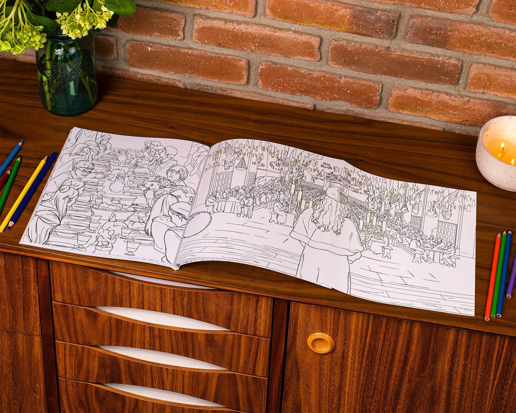 Harry Potter Glow-in-the-Dark Coloring Book - Image 6