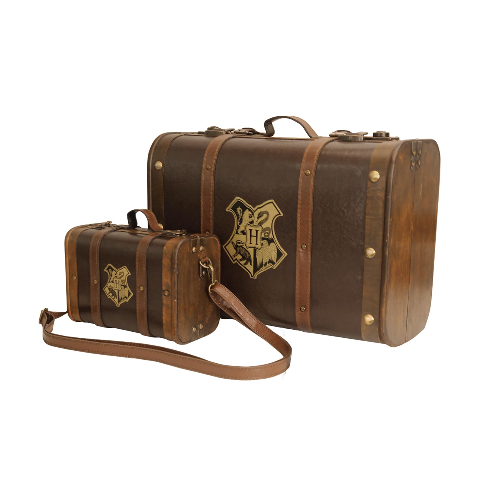Harry Potter Hogwarts School Trunk - Collectible Storage Chest with Hogwarts Crest - 17.5" Decorative Keepsake Box for Fans - Not for Travel Use - Image 5