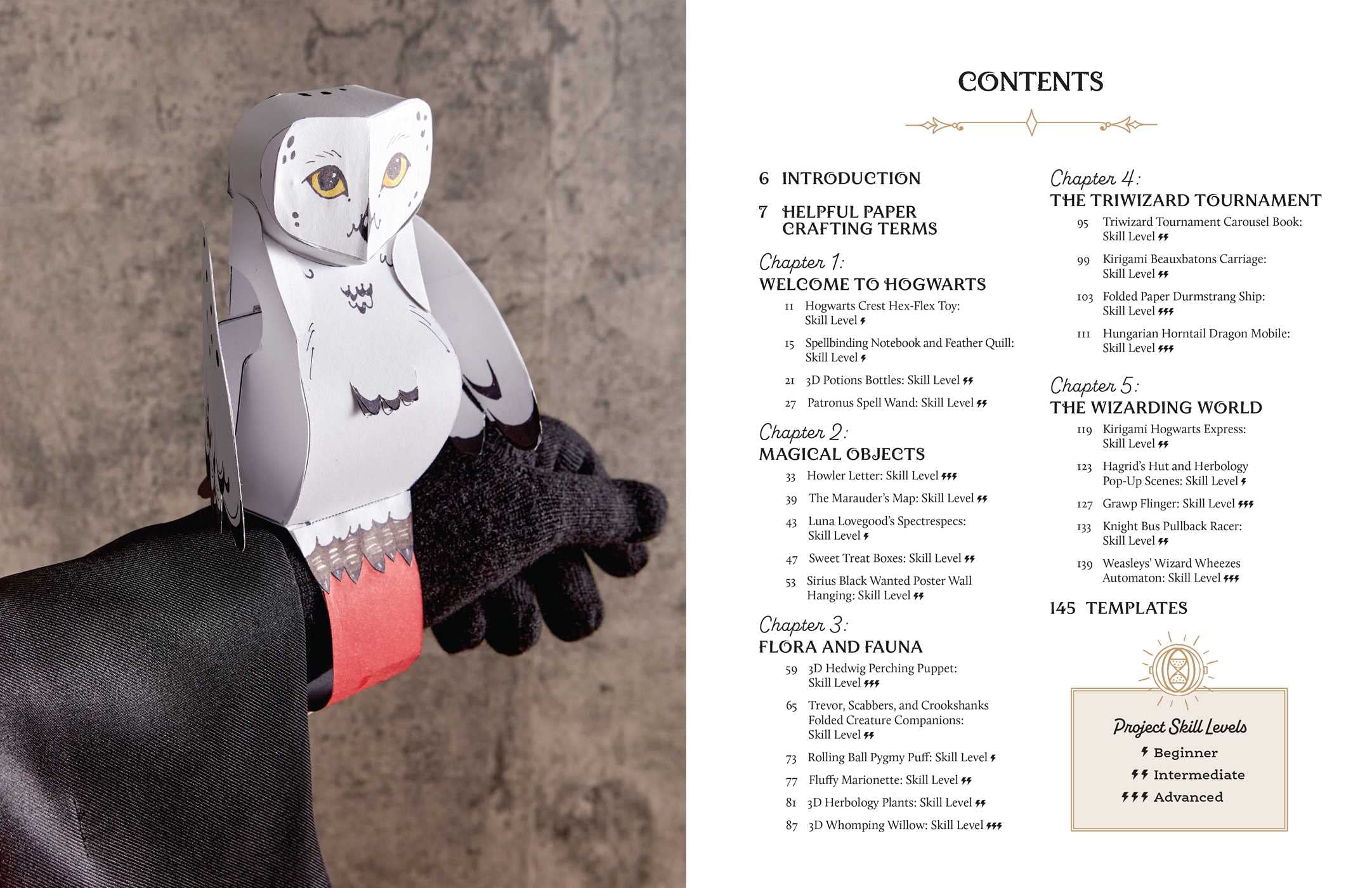 Harry Potter: Magical Paper Crafts: 24 Official Creations Inspired by the Wizarding World (Reinhart Studios) - Image 3