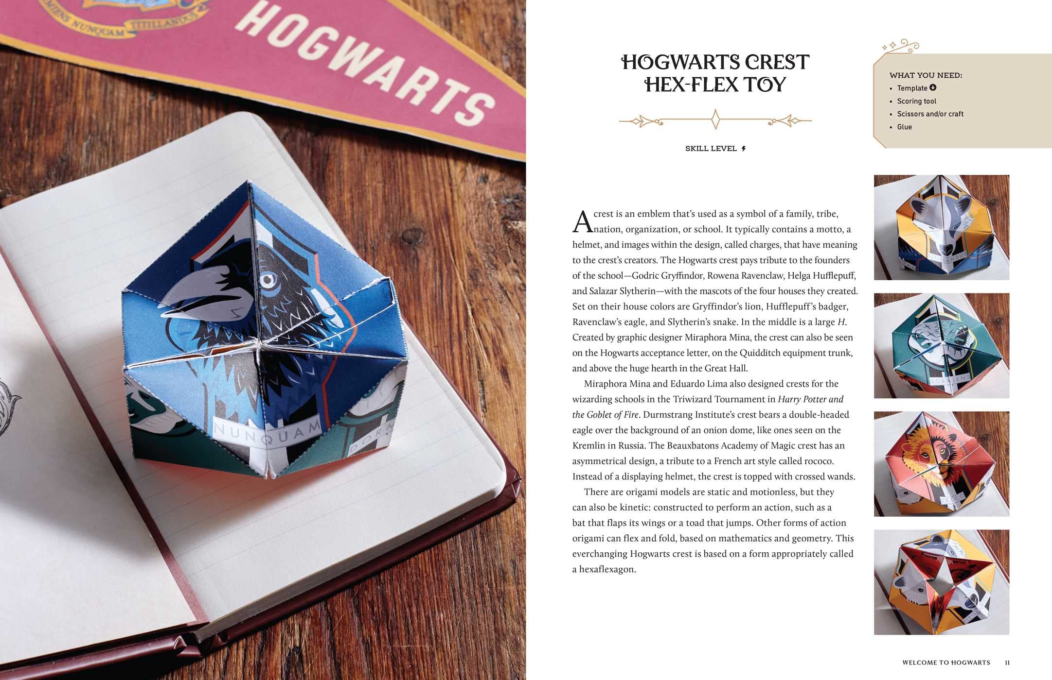 Harry Potter: Magical Paper Crafts: 24 Official Creations Inspired by the Wizarding World (Reinhart Studios) - Image 4
