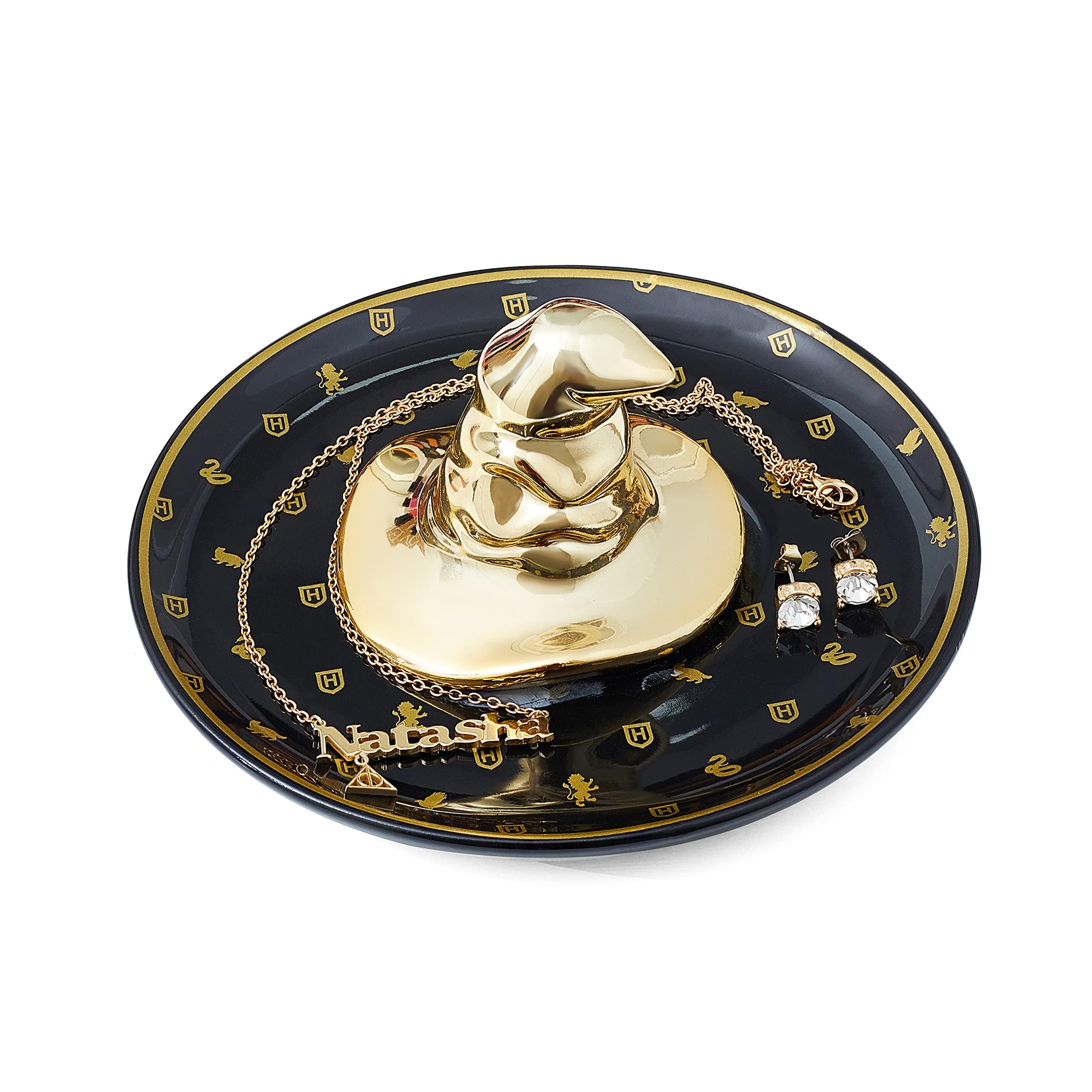 Harry Potter Sorting Hat Ceramic Trinket Tray - 3D Trinket Jewelry Holder, Bracelets Rings Earrings Storage Dish - Image 6