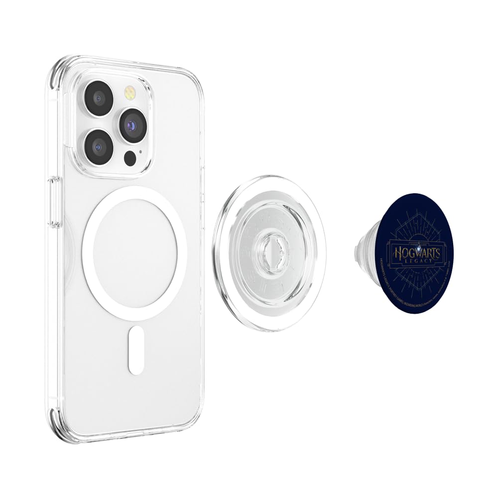 Hogwarts Legacy Gold Starburst Diamond Logo PopSockets MagSafe PopGrip for iPhone - Image 4