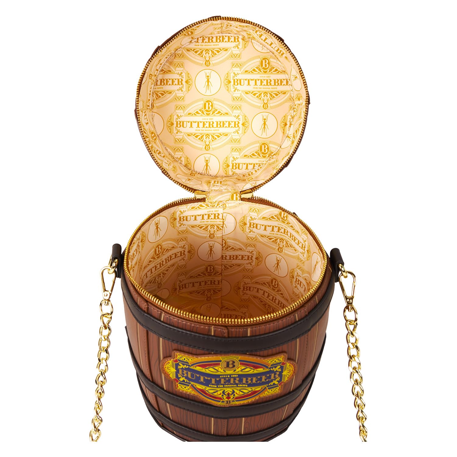 Loungefly Warner Bros Harry Potter Butterbeer Barrel Crossbody Bag - Image 6