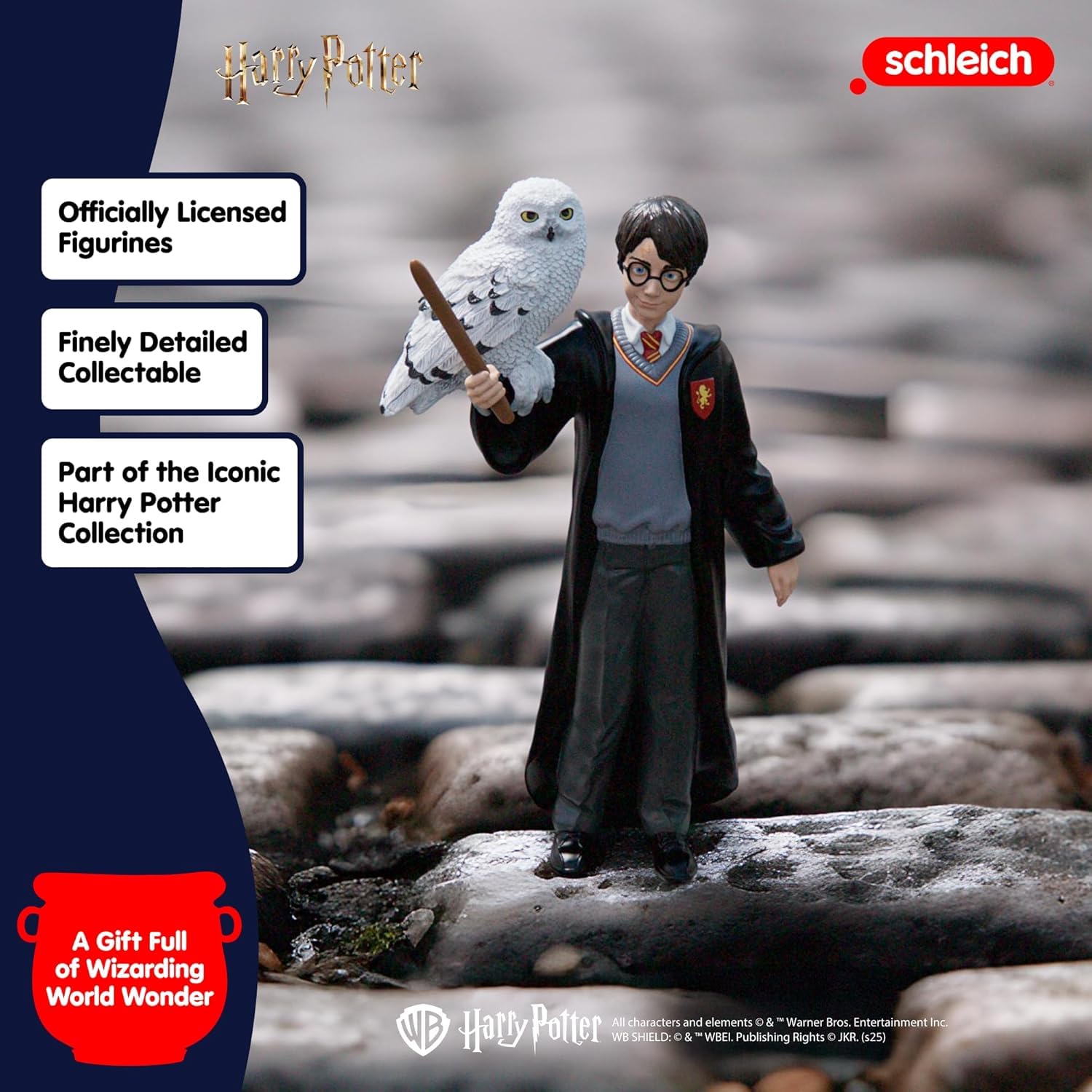 Schleich Harry Potter - 2 PC Harry Potter Set with Snow Owl Toy - Wizarding World Collectible Figures for Kids and Adults - Toys for Ages 6+ | 42633 - Image 6